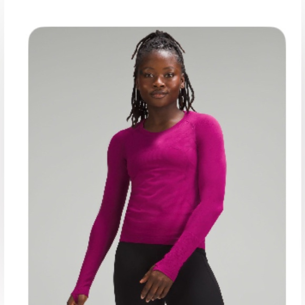 Lululemon swiftly tech race length
long sleeve 
size 2